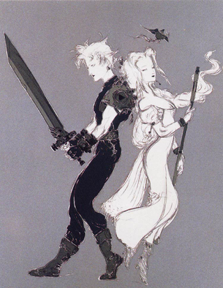 Illustration for article titled The Beautiful Final Fantasy Art of Yoshitaka Amano